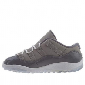 Nike Air Jordan 11 Retro Low Tops Bt Basketball Shoes Barn Grå