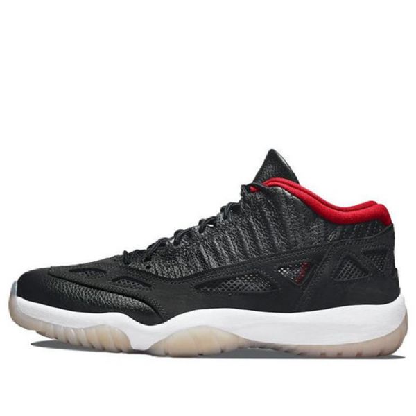 Nike Air Jordan 11 Retro Low Tops Ie Basketball Shoes Herre Svarte Rød