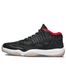 Nike Air Jordan 11 Retro Low Tops Ie Basketball Shoes Herre Svarte Rød