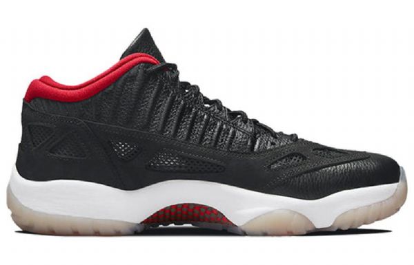 Nike Air Jordan 11 Retro Low Tops Ie Basketball Shoes Herre Svarte Rød