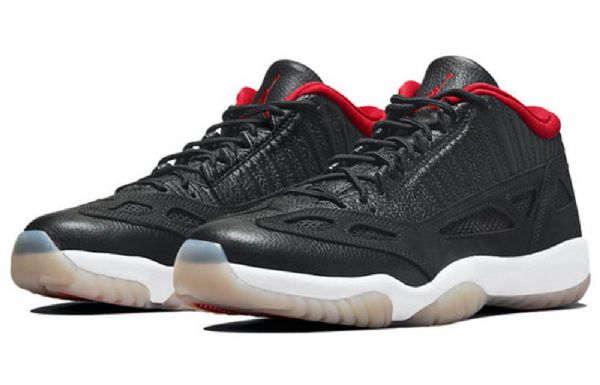 Nike Air Jordan 11 Retro Low Tops Ie Basketball Shoes Herre Svarte Rød