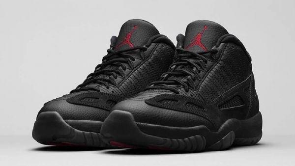 Nike Air Jordan 11 Retro Low Tops Sko Herre Svarte