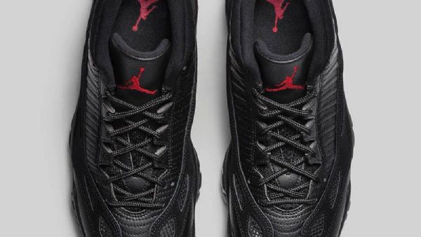 Nike Air Jordan 11 Retro Low Tops Sko Herre Svarte