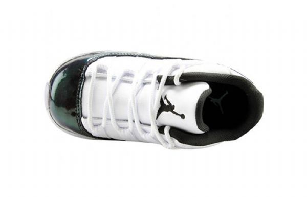 Nike Air Jordan 11 Retro Low Tops Td Basketball Shoes Barn Hvite Grønn
