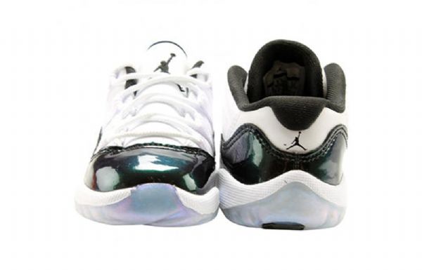 Nike Air Jordan 11 Retro Low Tops Td Basketball Shoes Barn Hvite Grønn