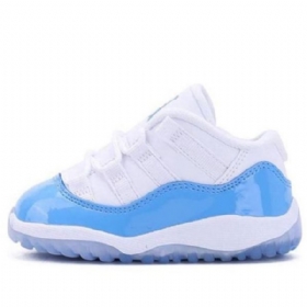 Nike Air Jordan 11 Retro Low Tops Td Sko Barn Blå Hvite