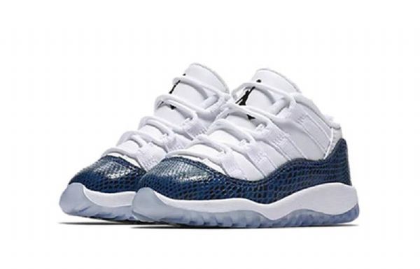 Nike Air Jordan 11 Retro Low Tops Td Sko Barn Marineblå