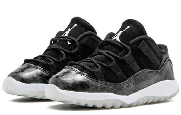 Nike Air Jordan 11 Retro Low Tops Td Sko Barn Svarte