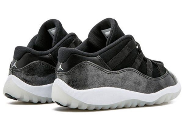 Nike Air Jordan 11 Retro Low Tops Td Sko Barn Svarte