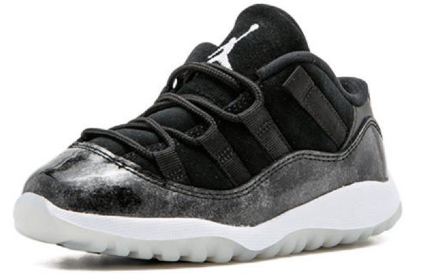 Nike Air Jordan 11 Retro Low Tops Td Sko Barn Svarte