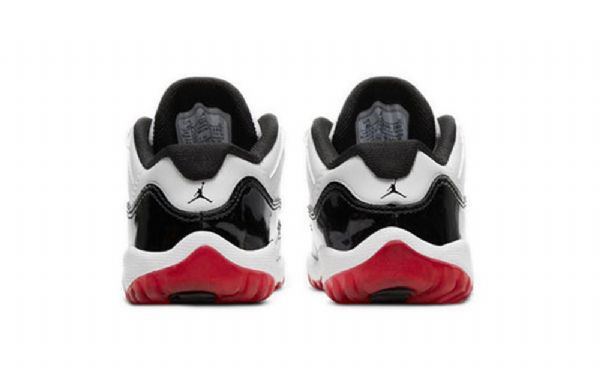 Nike Air Jordan 11 Retro Low Tops Td Sko Barn Svarte Hvite Rød