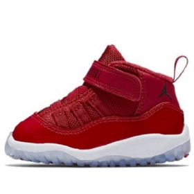 Nike Air Jordan 11 Retro Td Basketball Shoes Barn Rød
