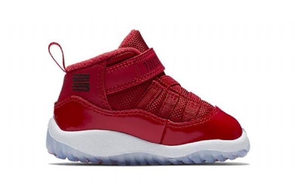 Nike Air Jordan 11 Retro Td Basketball Shoes Barn Rød