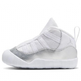 Nike Air Jordan 11 Retro Td Sko Barn Sølv