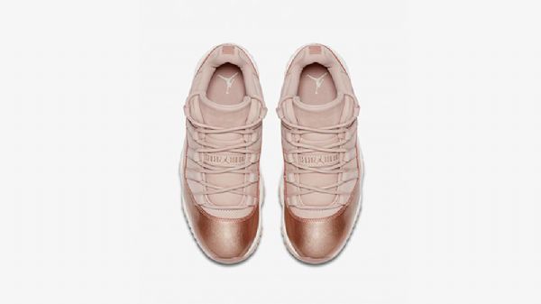 Nike Air Jordan 11 Rose Sko Herre Rosa Gull