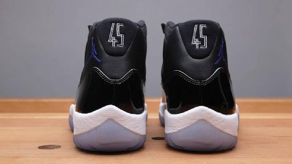 Nike Air Jordan 11 Space Jam Sko Herre Svarte