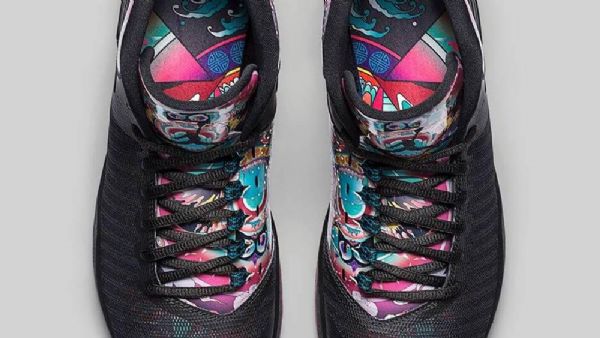Nike Air Jordan Super Fly 4 Po Chinese New Year Pack Sko Herre Svarte