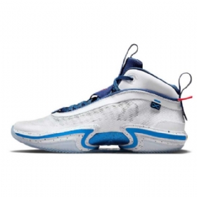 Nike Air Jordan 36 Jayson Tatum Sko Herre Hvite Blå