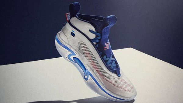 Nike Air Jordan 36 Jayson Tatum Sko Herre Hvite Blå
