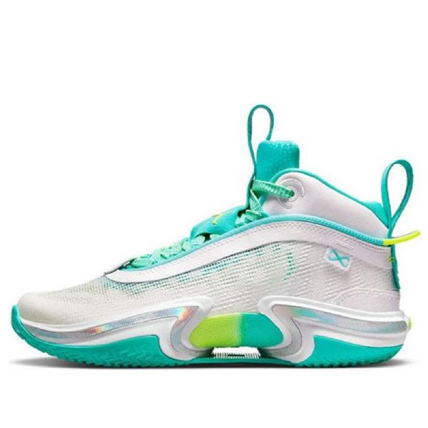 Nike Guo Ailun X Air Jordan 36 Gs Basketsko Herre Grønn Hvite