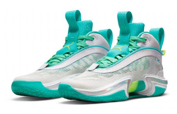 Nike Guo Ailun X Air Jordan 36 Gs Basketsko Herre Grønn Hvite