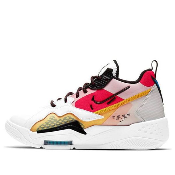 Nike Air Jordan Zoom Joggesko Dame Hvite Rosa
