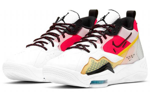 Nike Air Jordan Zoom Joggesko Dame Hvite Rosa