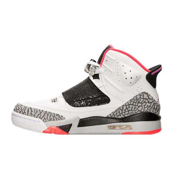Nike Air Jordan Son Of Mars Hot Lava Sko Herre Hvite Svarte