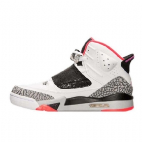 Nike Air Jordan Son Of Mars Hot Lava Sko Herre Hvite Svarte