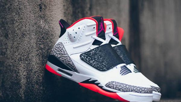 Nike Air Jordan Son Of Mars Hot Lava Sko Herre Hvite Svarte