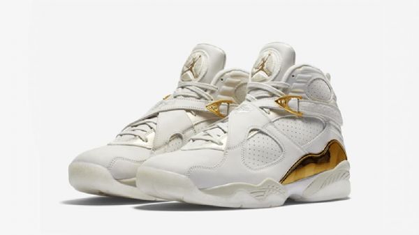 Nike Air Jordan 8 Champagne Championship Pack Sko Herre Khaki
