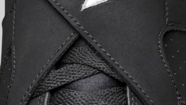 Nike Air Jordan 8 Chrome Sko Herre Svarte