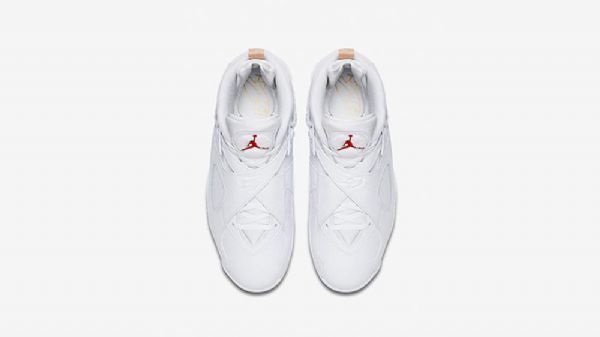 Nike Air Jordan 8 Ovo Sko Herre Hvite
