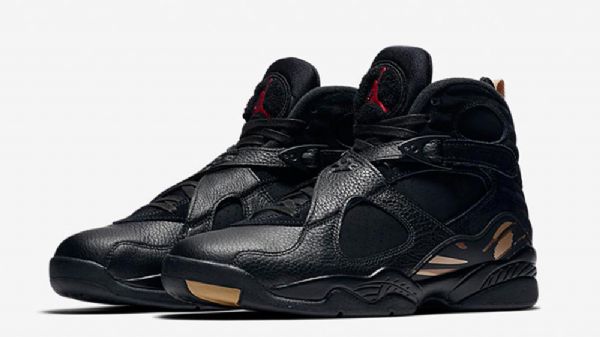 Nike Air Jordan 8 Ovo Sko Herre Svarte