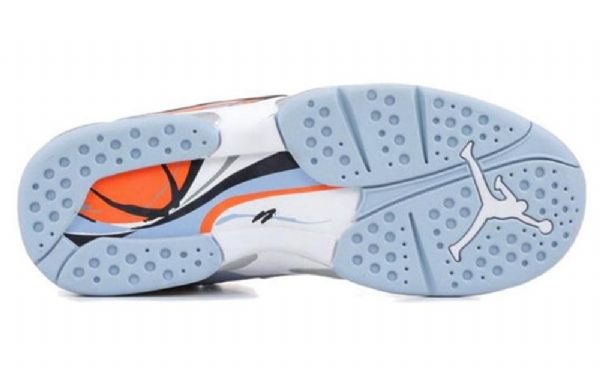 Nike Air Jordan 8 Retro Basketball Shoes Dame Blå