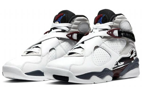 Nike Air Jordan 8 Retro Basketball Shoes Dame Burgunder