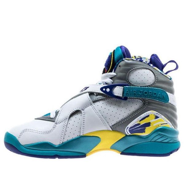 Nike Air Jordan 8 Retro Basketball Shoes Dame Hvite