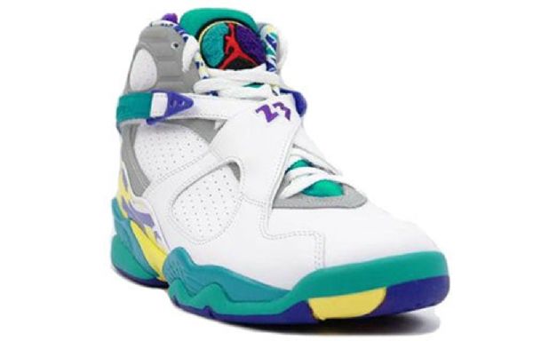 Nike Air Jordan 8 Retro Basketball Shoes Dame Hvite