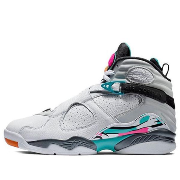 Nike Air Jordan 8 Retro Basketball Shoes Herre Grå