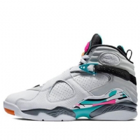 Nike Air Jordan 8 Retro Basketball Shoes Herre Grå