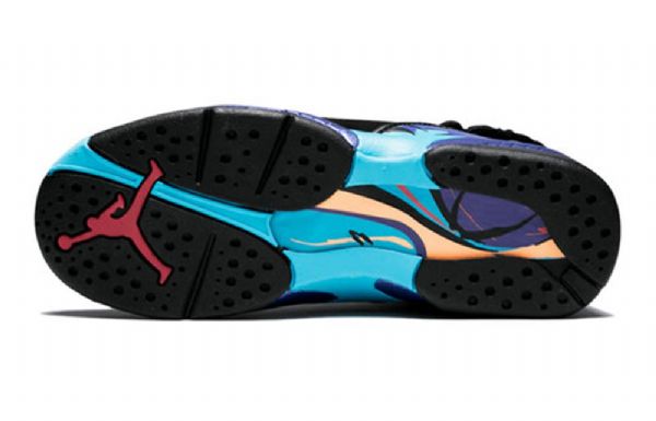 Nike Air Jordan 8 Retro Bg Basketball Shoes Herre Svarte