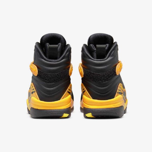 Nike Air Jordan 8 Retro Sko Dame Svarte Gul