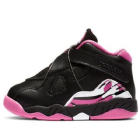 Nike Air Jordan 8 Retro Td Sko Barn Pinksicle