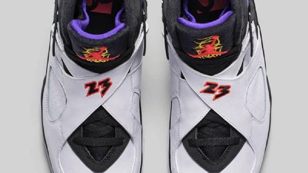 Nike Air Jordan 8 Retro Three Times A Charm Sko Herre Hvite Svarte