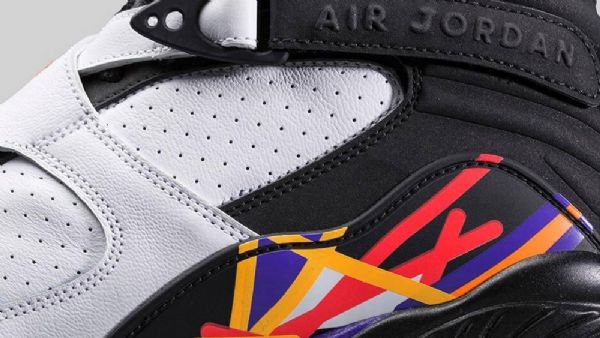 Nike Air Jordan 8 Retro Three Times A Charm Sko Herre Hvite Svarte