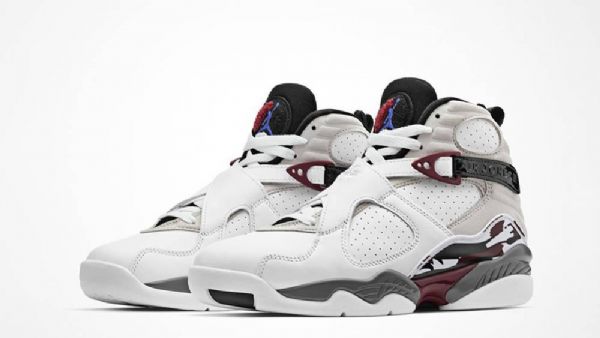 Nike Air Jordan 8 Sko Herre Burgunder