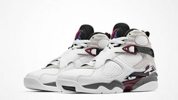Nike Air Jordan 8 Sko Herre Burgunder