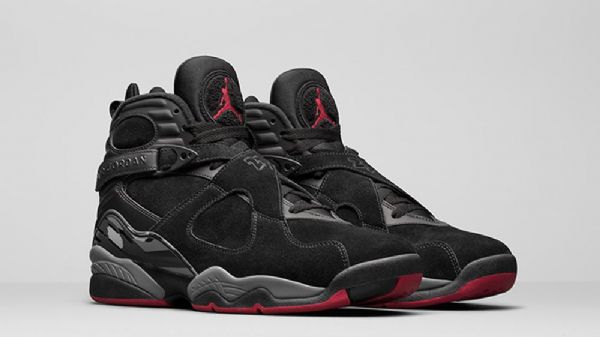 Nike Air Jordan 8 Sko Herre Svarte