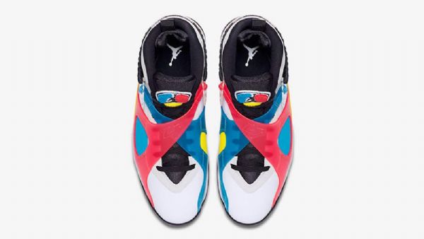 Nike Air Jordan 8 Sp Retro Se Sko Herre Hvite Multicolor