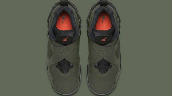 Nike Air Jordan 8 Take Flight Sko Herre Armygreen